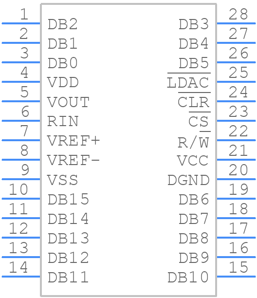5962-8969701XA - Analog Devices - PCB symbol
