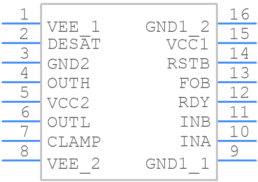 RAJ2930004AGM - Renesas Electronics - PCB symbol