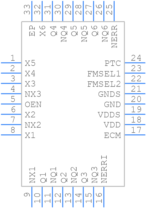 IC-HF - ic-haus - PCB symbol