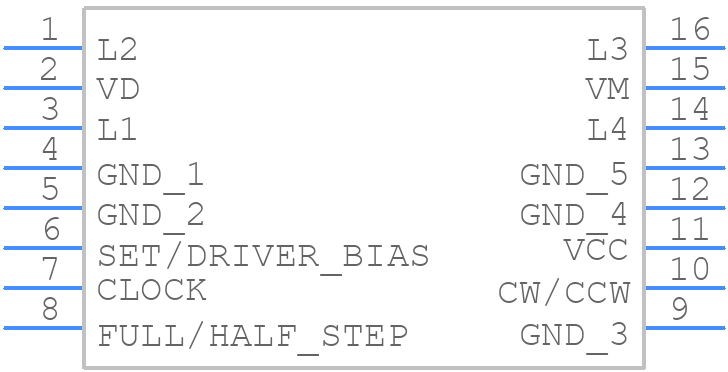 SAA1042AV - Motorola - PCB symbol