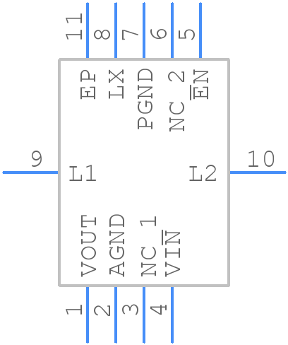 XCL104A281H2-G - Torex - PCB symbol