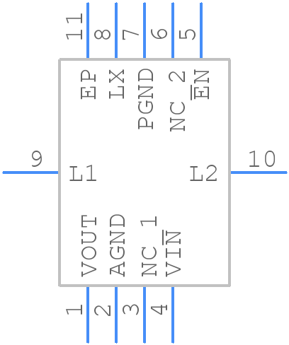 XCL105B381H2-G - Torex - PCB symbol