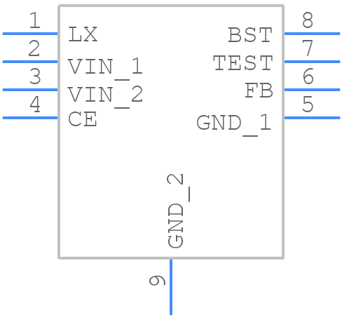 R1245K003A-TR - Ricoh - PCB symbol