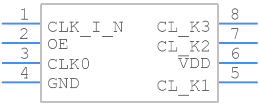 2304NZGI-1LFT - Renesas Electronics - PCB symbol