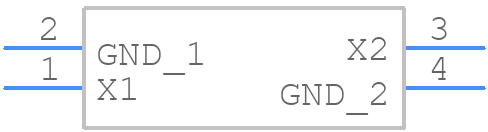 ABMM1-14.31818MHZ-B3H-T - ABRACON - PCB symbol