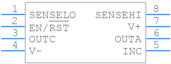 LT6108AHMS8-1#PBF - Analog Devices - PCB symbol