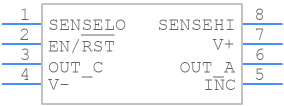 LT6108IMS8-1#TRPBF - Analog Devices - PCB symbol