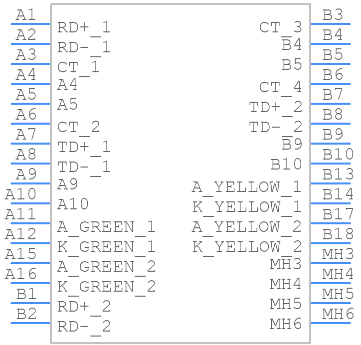 ARJ21AMBSDABEMU2 - ABRACON - PCB symbol