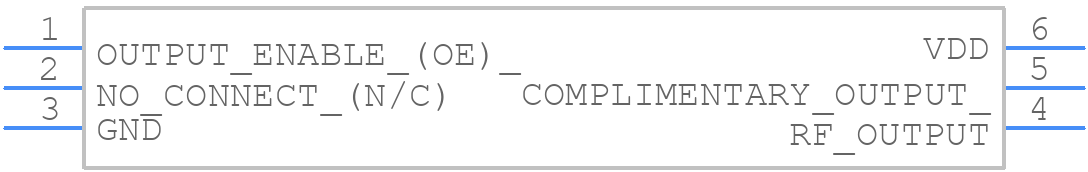 ASG2PXA64453125MHZ - ABRACON - PCB symbol