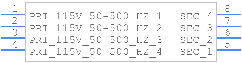 DPC-12-70 - Bel - PCB symbol