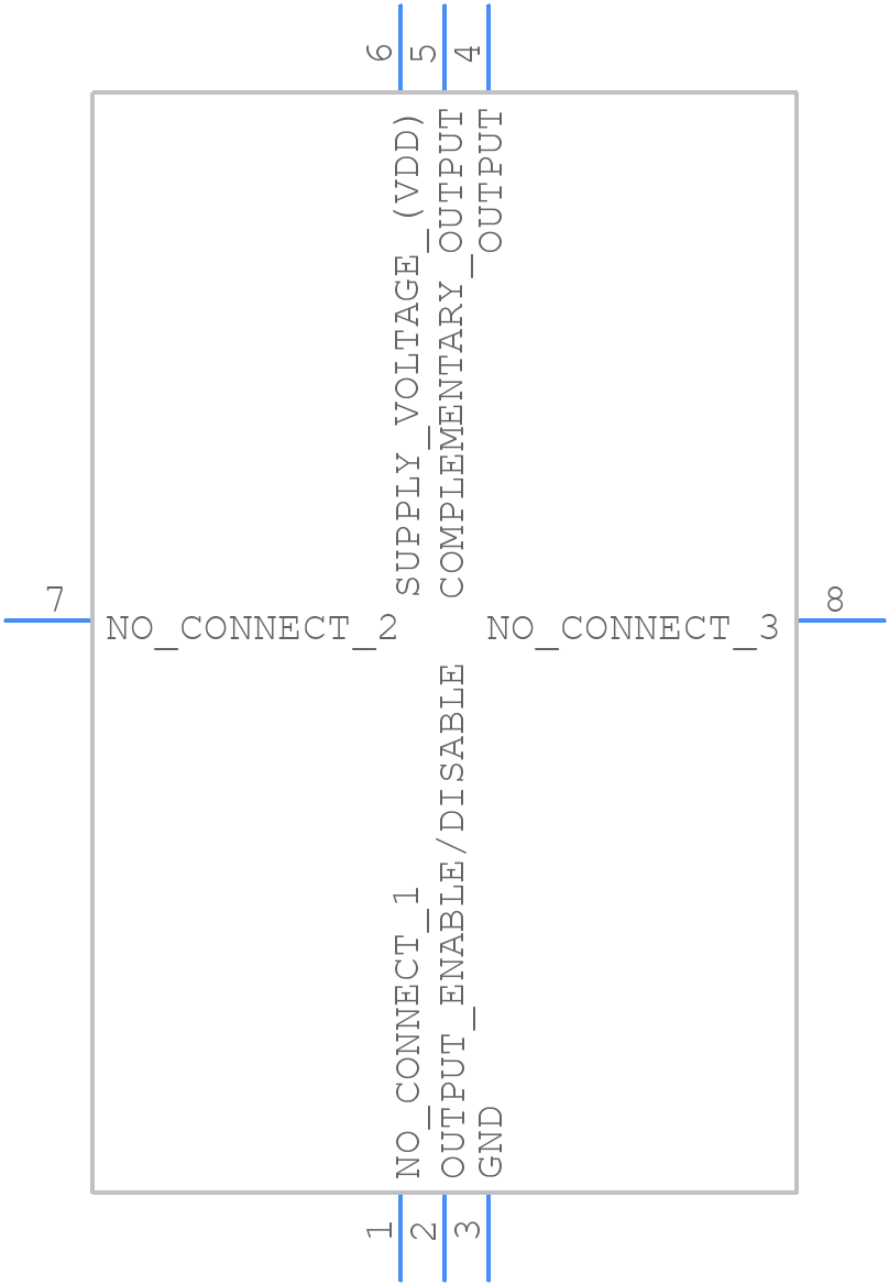 AX7PBF3-311.0400C - ABRACON - PCB symbol