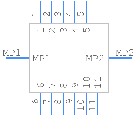 FH35C-11S-0.3SHW(50) - Hirose - PCB symbol