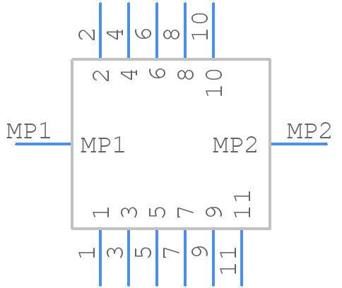 FH35C-11S-0.3SHW(10) - Hirose - PCB symbol