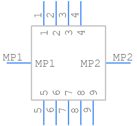 FH35C-9S-0.3SHW(50) - Hirose - PCB symbol