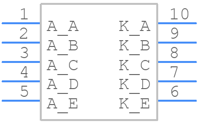 OSX05201-B - OptoSupply - PCB symbol