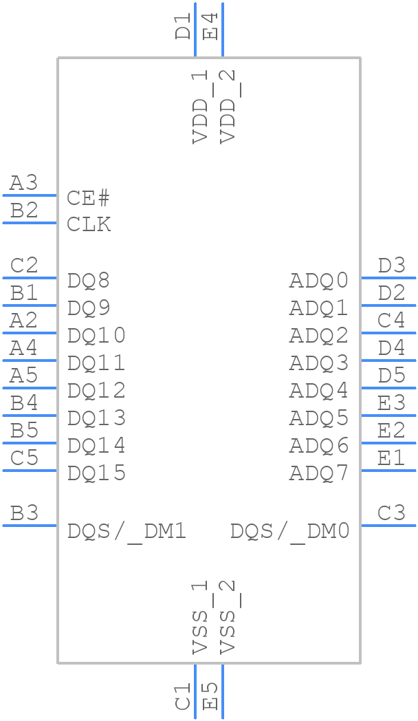 APS51208N-OBR-BG - AP Memory - PCB symbol
