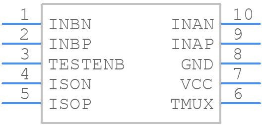 MAX78700+A00 - Analog Devices - PCB symbol