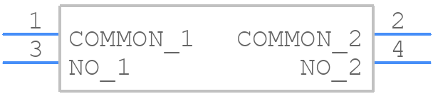 DTS-61K-V - Diptronics - PCB symbol