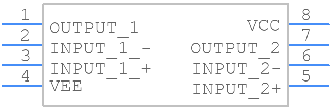 AZ4558C - Diodes Incorporated - PCB symbol