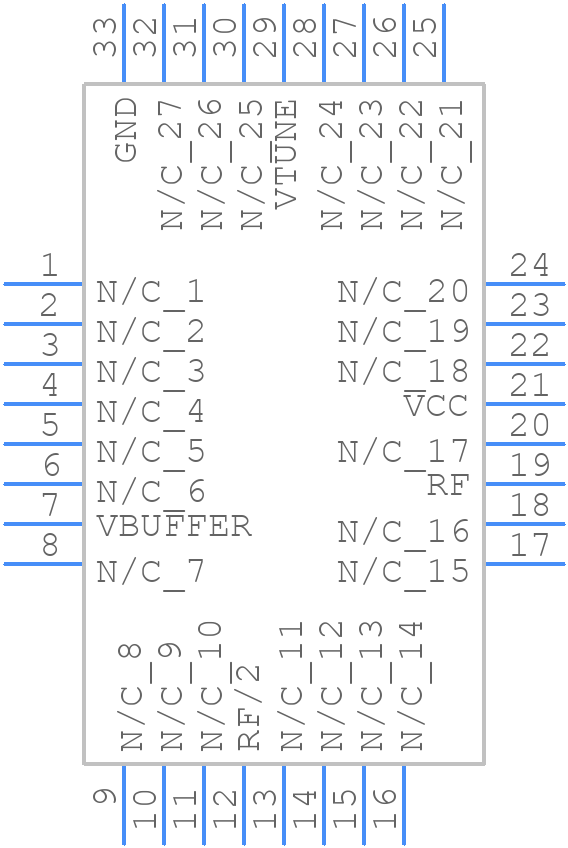 MAOC-009268 - MACOM - PCB symbol