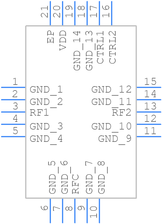 QPC6324TR13 - Qorvo - PCB symbol