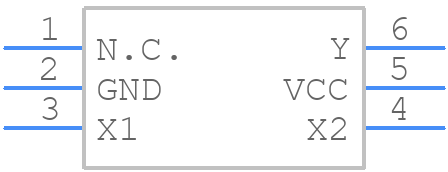 74LVC1GX04GW - Nexperia - PCB symbol