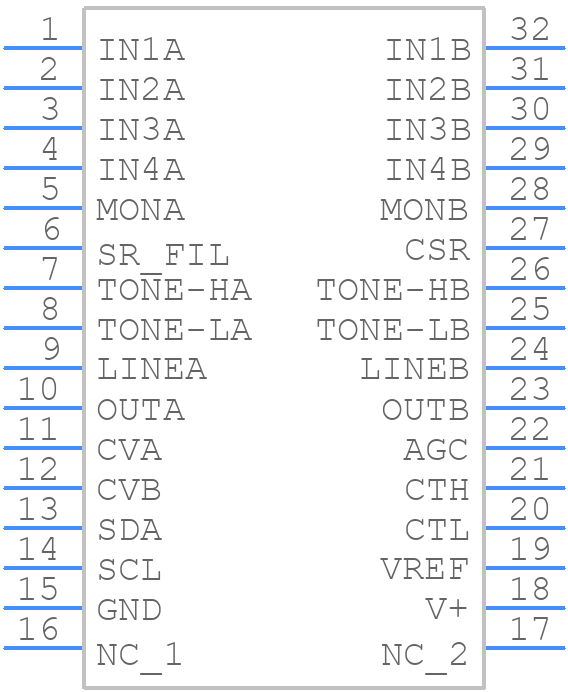 NJW1142A - Nisshinbo - PCB symbol