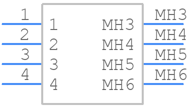 10165157-R041000LF - Amphenol - PCB symbol