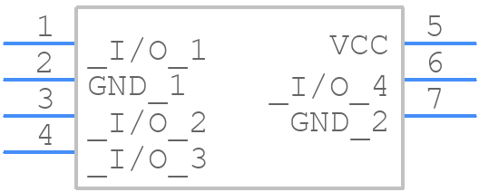 ESDLC0524P3-TP - MCC - PCB symbol