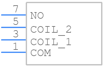 MSS41A05 - Coto Technology - PCB symbol