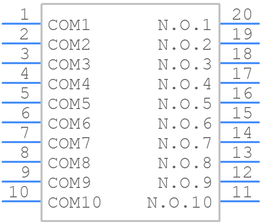 TDP10H1SBD1 - LITTELFUSE - PCB symbol