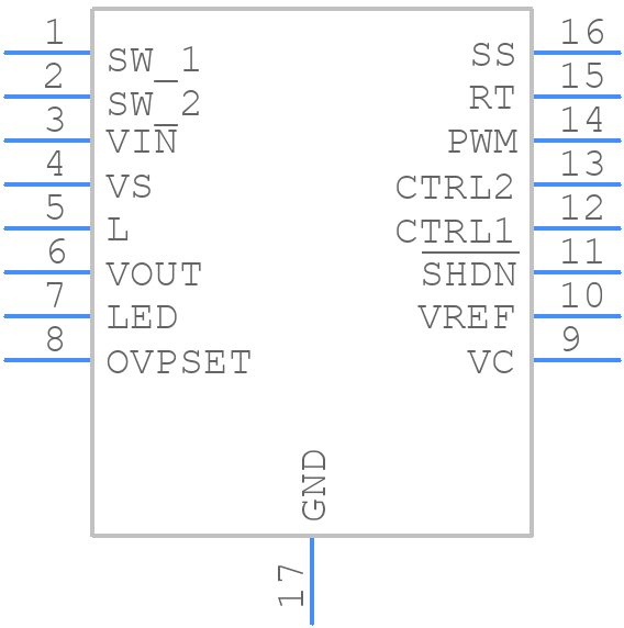 LT3478IFE-1#PBF - Analog Devices - PCB symbol