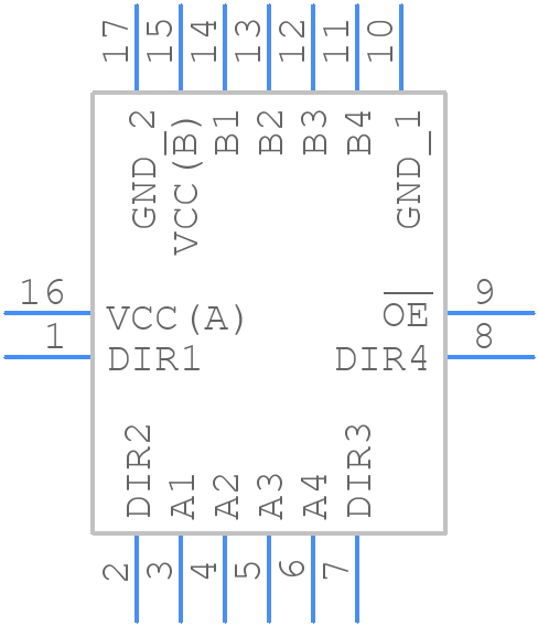 74AVC4T774BQX - Nexperia - PCB symbol