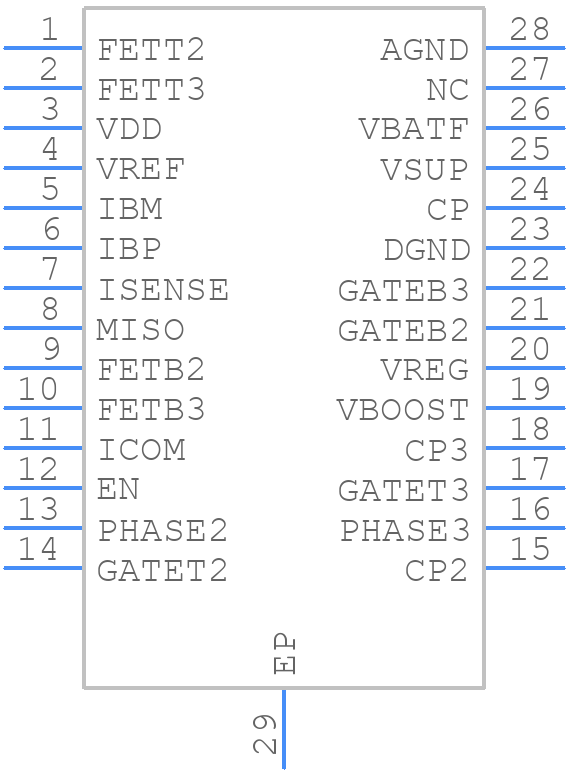 MLX83100LGO-DBA-000-RE - Melexis - PCB symbol