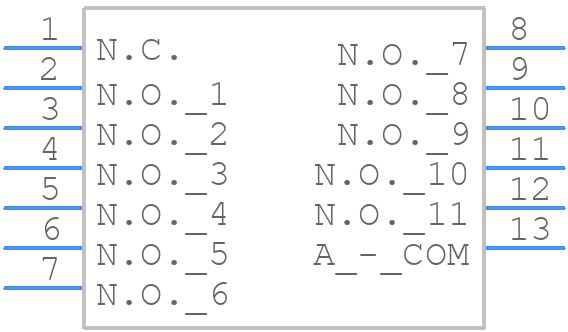 MC12L1NCGF - LITTELFUSE - PCB symbol
