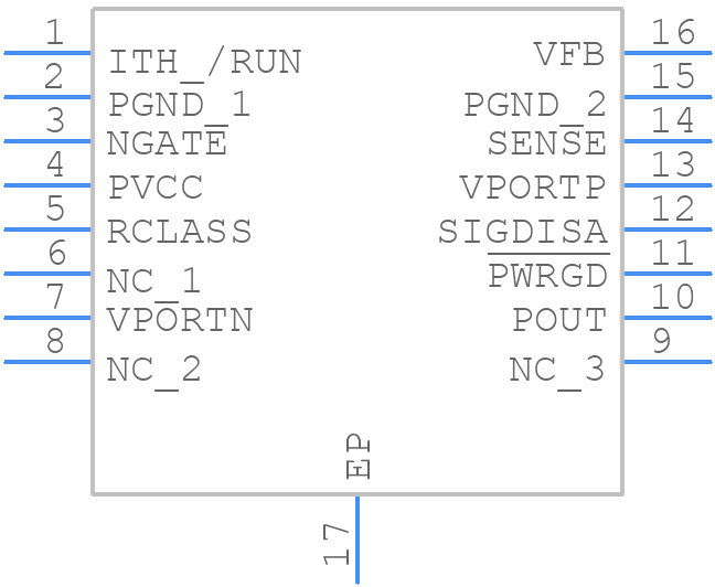 LTC4267IDHC-3#TRPBF - Analog Devices - PCB symbol