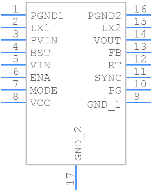 S6BP203A8FST2B000 - Infineon - PCB symbol