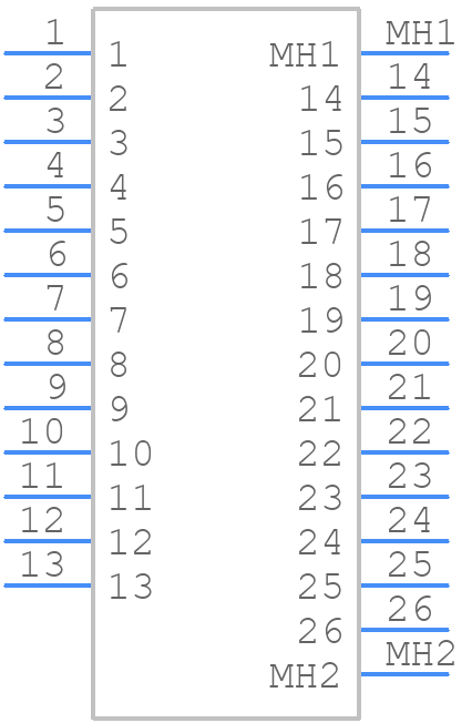 185890-1 - TE Connectivity - PCB symbol