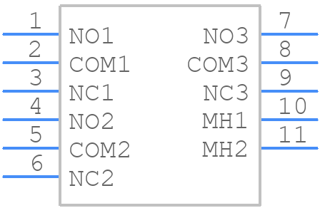 7301K2AQE - LITTELFUSE - PCB symbol