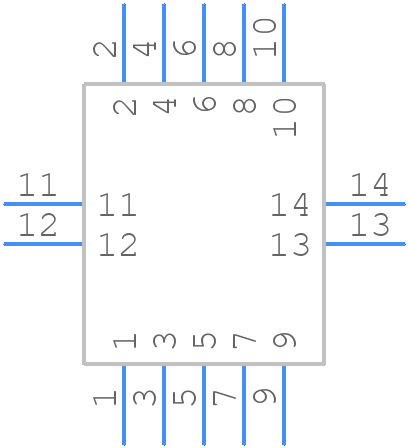 AXT610124A - Panasonic - PCB symbol