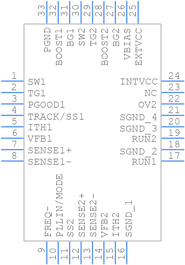 LTC7812EUH#PBF - Analog Devices - PCB symbol