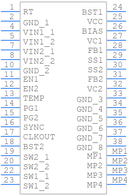 LT8650SIV#PBF - Analog Devices - PCB symbol