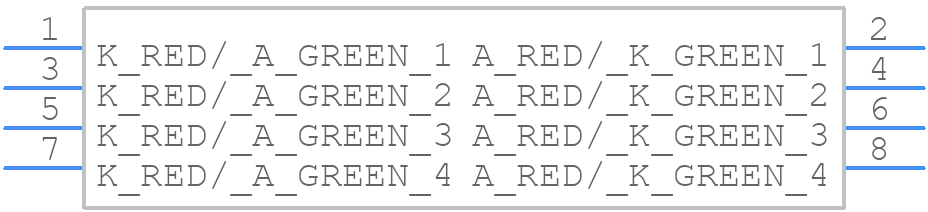 5680721111F - Dialight - PCB symbol