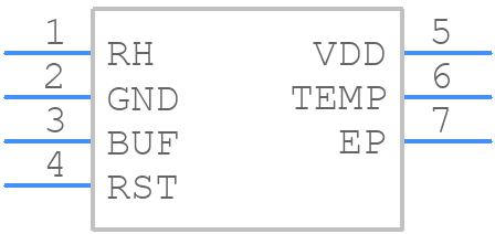 HTU31V - TE Connectivity - PCB symbol