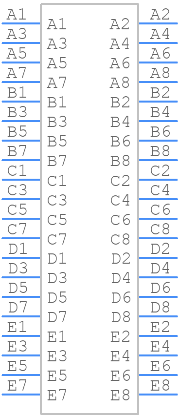 GSGX-N-5-88 - Kycon - PCB symbol