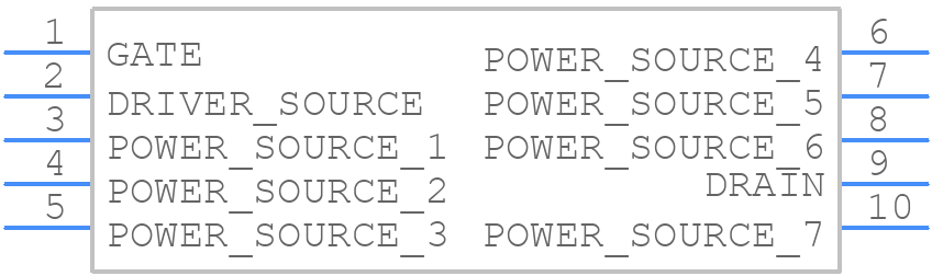 C3M0045065L-TR - Wolfspeed - PCB symbol