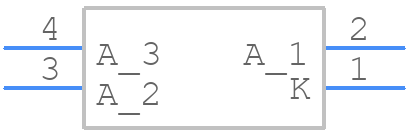 LS E6SF-AABB-1-3A4B - ams OSRAM - PCB symbol