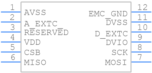 SCL3400-D01-10 - Murata Electronics - PCB symbol