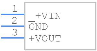 R-78K5.0-1.0 - RECOM Power - PCB symbol