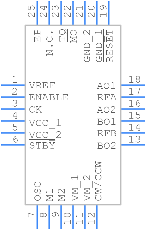 TC78S600FTG - Toshiba - PCB symbol